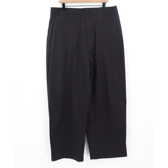 Reformation X Laura Harrier Women's Danielle Oversized Trousers Black Sz 12 NEW - Picture 2 of 10